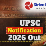 UPSC Notification 2026 official document cover page showing 933 vacancies.
