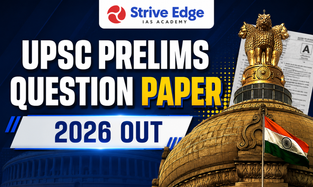 Download UPSC Prelims 2026 Question Paper