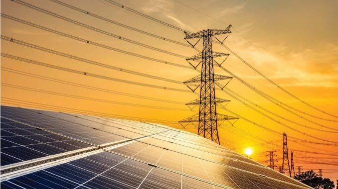 High-voltage transmission towers representing the Green Energy Corridor project